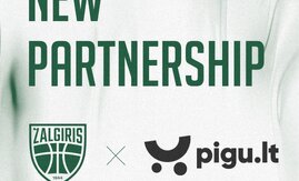 Pigu.lt Joins Kaunas Žalgiris as an Official Partner 