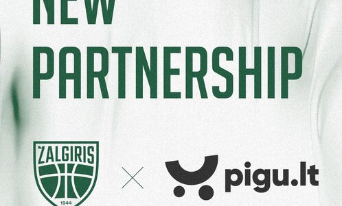 Pigu.lt Joins Kaunas Žalgiris as an Official Partner 